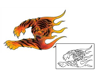 Tiger Tattoo Miscellaneous tattoo | AAF-01231