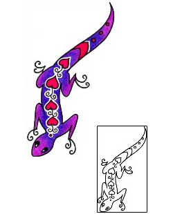 Lizard Tattoo Reptiles & Amphibians tattoo | AAF-02990