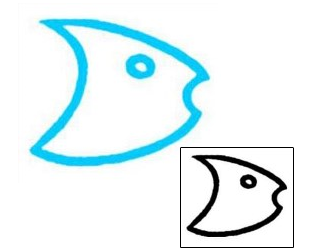 Fish Tattoo Marine Life tattoo | AAF-04005