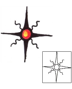Compass Tattoo Astronomy tattoo | ACF-00139