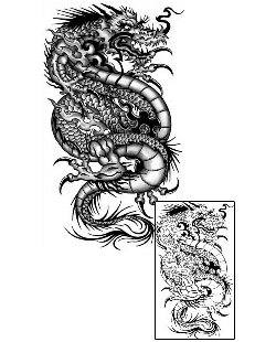 Asian Tattoo Mythology tattoo | ANF-02034