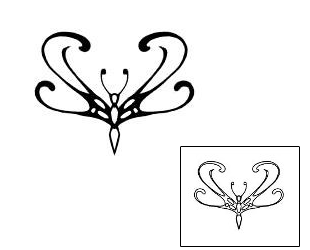 Black Ink Tattoo Kym Butterfly Tattoo