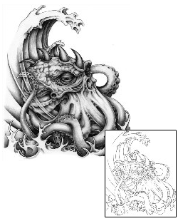 Octopus Tattoo Skull Octopus Tattoo
