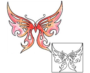 Butterfly Tattoo For Women tattoo | BEF-00036