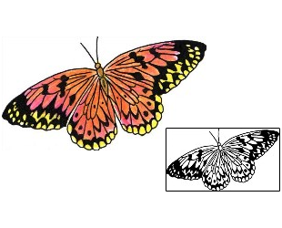 Butterfly Tattoo For Women tattoo | BEF-00042