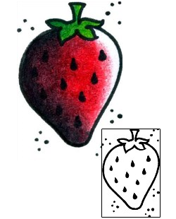 Strawberry Tattoo Tattoo Styles tattoo | BKF-00134