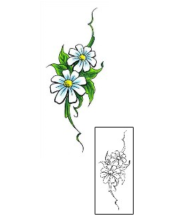 Daisy Tattoo Plant Life tattoo | CCF-00449