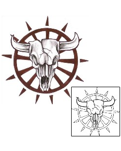 Bull Tattoo Horror tattoo | CHF-00549