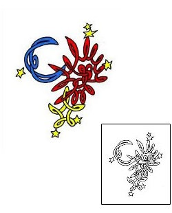 Star Tattoo Astronomy tattoo | CRF-00030