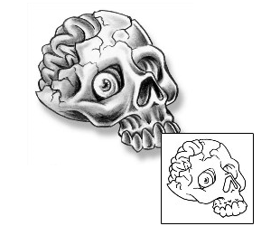 Skull Tattoo Horror tattoo | CSF-00008