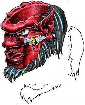 Devil - Demon Tattoo horror-evil-tattoos-joey-chavez-cxf-00082