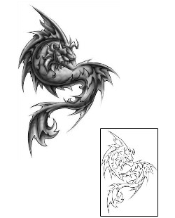 Dragon Tattoo Horror tattoo | DBF-00121