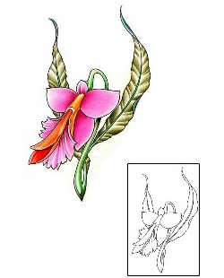 Orchid Tattoo Plant Life tattoo | DFF-00914