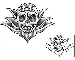 Day of the Dead Tattoo Ethnic tattoo | DLF-00031