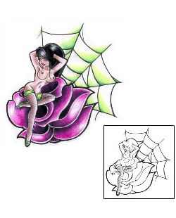 Spider Web Tattoo Mythology tattoo | EJF-00006