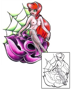 Flower Tattoo Mythology tattoo | EJF-00009