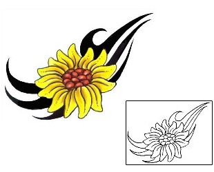 Sunflower Tattoo Plant Life tattoo | G1F-00648