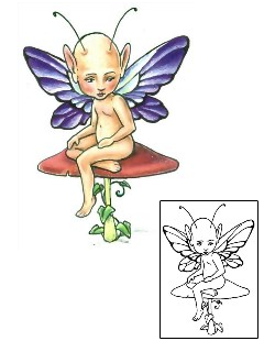 Elf Tattoo Chrissy Fairy Tattoo