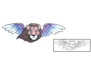 Lion Tattoo Mythology tattoo | GSF-00561