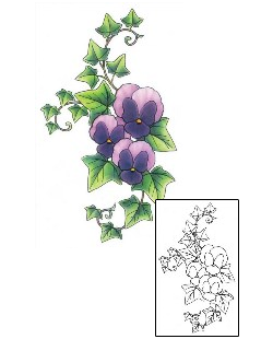 Vine Tattoo Plant Life tattoo | GSF-01199