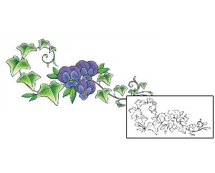 Flower Tattoo Plant Life tattoo | GSF-01269