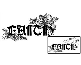 Flower Tattoo Religious & Spiritual tattoo | HAF-00110