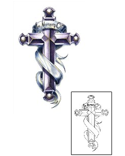 Banner Tattoo Religious & Spiritual tattoo | HAF-00153
