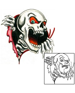Skull Tattoo Horror tattoo | HGF-00303