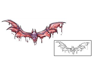 Bat Tattoo Fantasy tattoo | HSF-00030