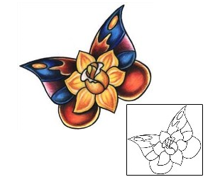 Butterfly Tattoo Insects tattoo | L1F-00114