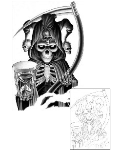 Reaper Tattoo Horror tattoo | LOF-00025