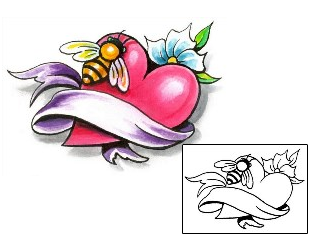 Bee Tattoo Miscellaneous tattoo | M1F-00096