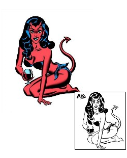 Devil - Demon Tattoo Mythology tattoo | MOF-00115