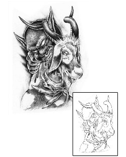 Devil - Demon Tattoo Horror tattoo | OBF-00020