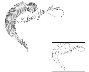 Feather Tattoo Miscellaneous tattoo | PCF-00012