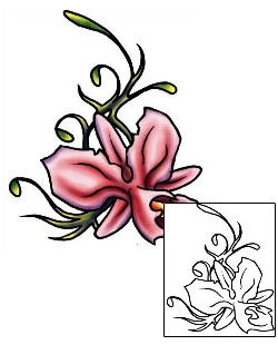 Orchid Tattoo PLF-02039