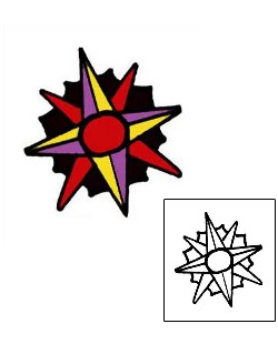 Compass Tattoo Astronomy tattoo | PPF-03127