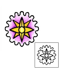Compass Tattoo Astronomy tattoo | PPF-03157