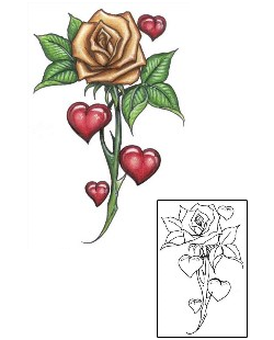 Heart Tattoo For Women tattoo | S1F-00021