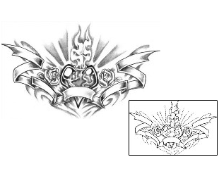 Fire – Flames Tattoo Religious & Spiritual tattoo | S4F-00070