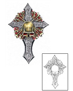 Crossbones Tattoo Religious & Spiritual tattoo | SOF-00016