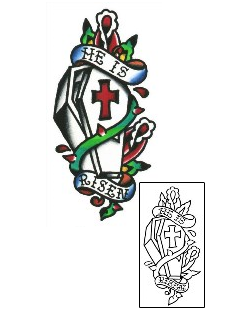 Horror Tattoo Religious & Spiritual tattoo | SSF-00084