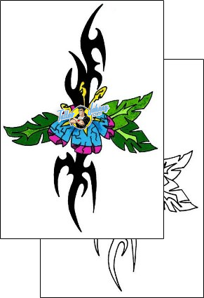 Flower Tattoo plant-life-flowers-tattoos-stephanie-conte-szf-00097