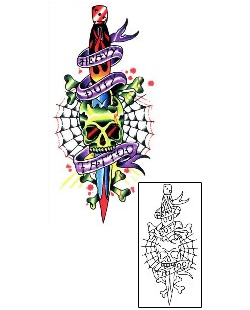 Skull Tattoo Miscellaneous tattoo | BLF-00018