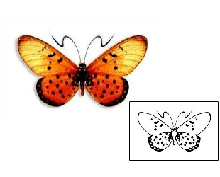Butterfly Tattoo Insects tattoo | DBF-00284