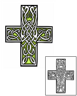 Cross Tattoo Religious & Spiritual tattoo | LCF-00948
