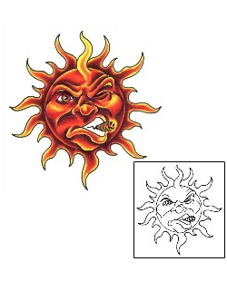 Sun Tattoo Miscellaneous tattoo | SOF-00107