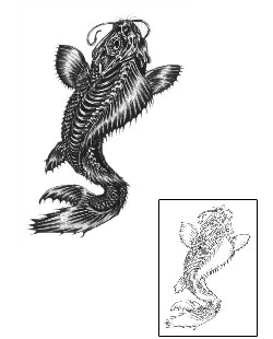 Marine Life Tattoo Male Koi Tattoo