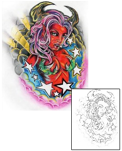 Elf Tattoo Mythology tattoo | AXF-00360