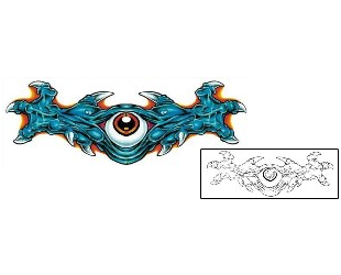 Monster Tattoo Dragon Eye Tattoo
